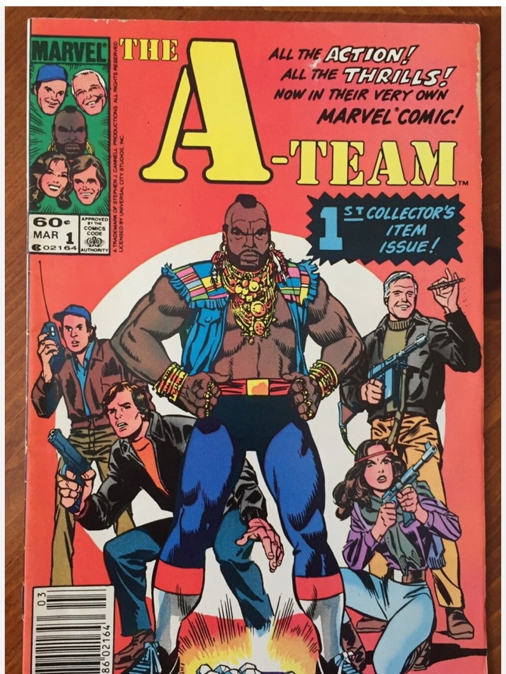 Marvel A-Team Comic Cover - 1st issue